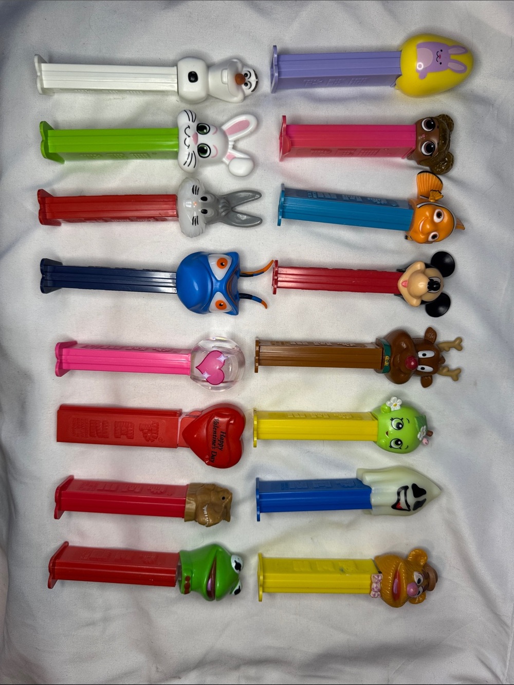 Pez Dispenser lot of 16